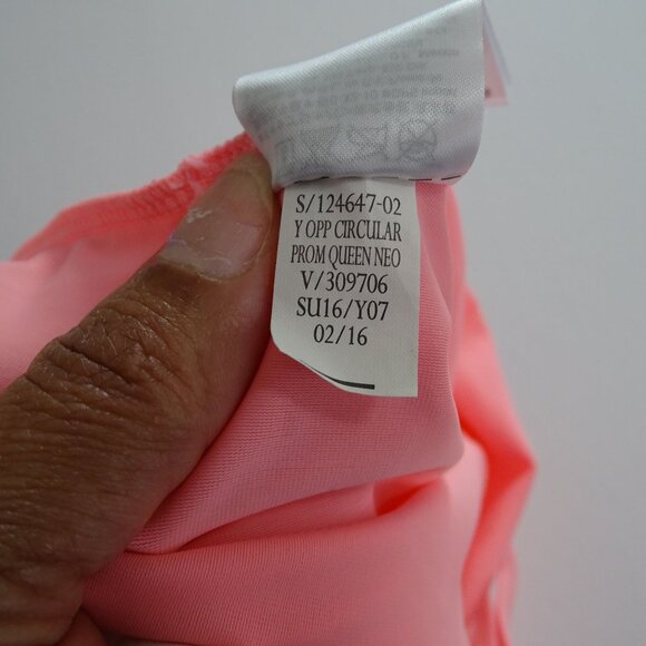 Old Navy Pink Ruffle One Piece Swimsuit Girls Size 4T Toddler Bathing Suit - Picture 7 of 8